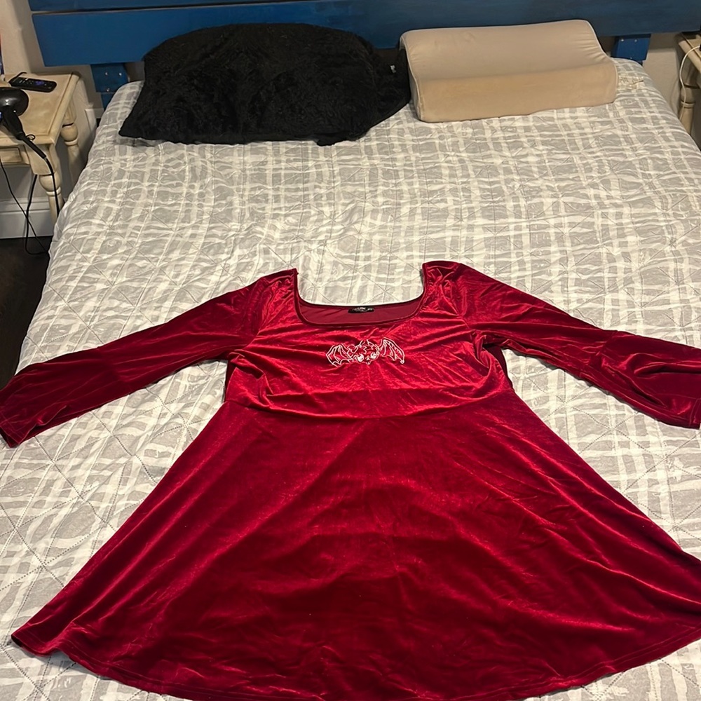Red  2XL dress